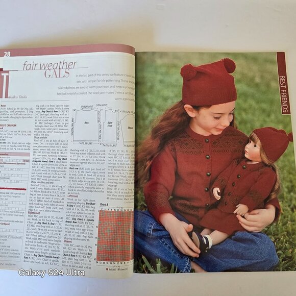 Knitters Magazine Winter 1999 Issue No.57 With Features On Unisex Sweater Design - Picture 7 of 16